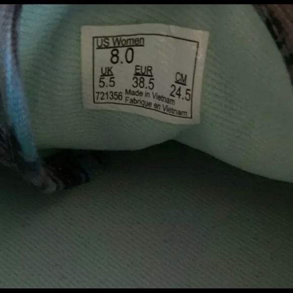 Vans Off the wall Shoes Womens 8 US Blue vacation 721356 Skateboard Skate school - Picture 3 of 7